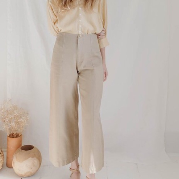 Esby Pants - Esby Lucia pants in nomad tan color